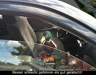 Wulle ganz groß in Fahrt