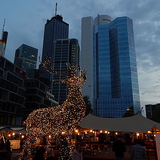 CityXmas: Einer der ersten Weihnachtsmärkte in Hessen wurde eröffnet