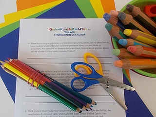 Das Kinder-Kunsträtsel-Plus in der Kunstsammlung der DZ Bank