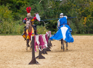 Osterspektakel und Rittertunier auf der Loreley