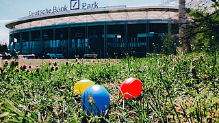 Ostereiersuche im Deutsche Bank Park