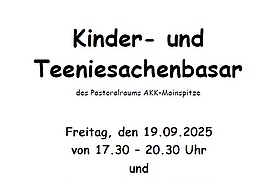 Kinder- und Teeniesachenbasar Mainz-Kastel