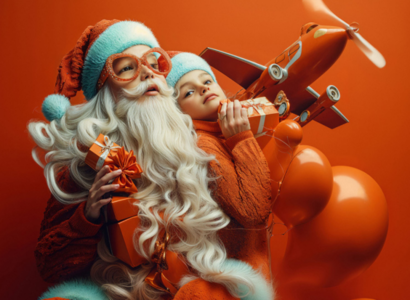 Besucherzentrum im Weihnachtsflair