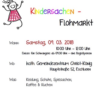 Kindersachen Flohmarkt