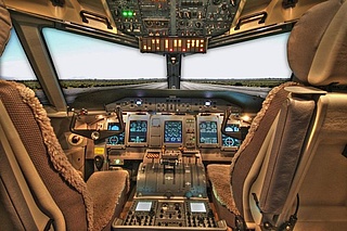 Flugstunden im Flugsimulator