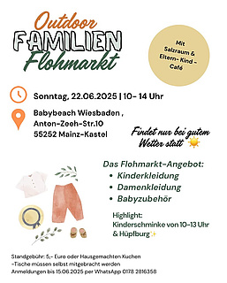 Familien-Flohmarkt im Babybeach Wiesbaden