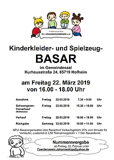 Kinderkleider- und Spielzeugbasar