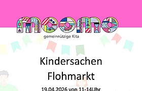 Kindersachen Flohmarkt der Kita Moomo