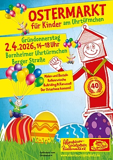 Ostermarkt für Kinder am Bornheimer Uhrtürmchen