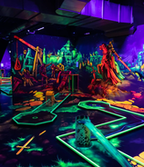 GlowZone Hollywood & 4D Schwarzlicht Minigolf Frankfurt