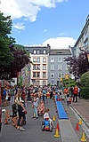 Mittwochs Spielstrasse "Heideplatz" im Frankfurter Nordend