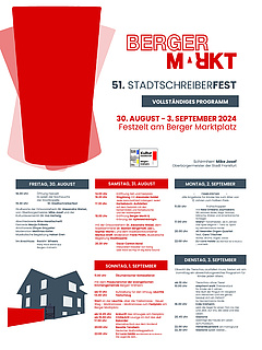 Berger Markt mit Stadtschreiberfest