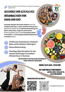 Kostenloser Gesundheitsvortrag und Salzraum-Inhalation