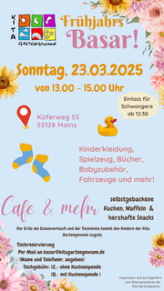 Frühjahrsbasar der Kita Gartengewann
