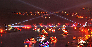 Rhein in Flammen