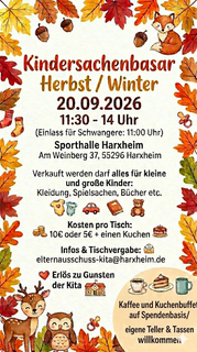 Kindersachenbasar Herbst/ Winter Harxheim