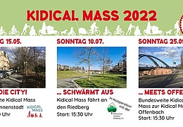 Bundesweite Kidical-Mass - Kidical Frankfurt triff Kidical Offenbach