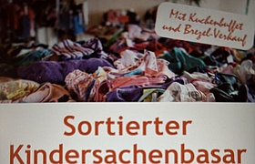 Sortierter Kindersachenbasar der Ev. Andreasgemeinde