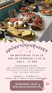 Frühstücksbuffet zum Vatertag