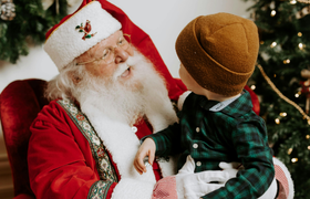 Nikolaus und Engelchen