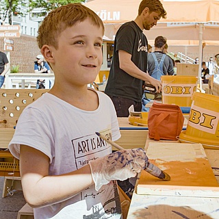 Mal wieder etwas Selbermachen mit der OBI MachBar in Frankfurt