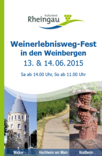 Weinerlebnisweg-Fest Oberer Rheingau