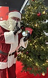 Wunscherfüller-Baum im Fraport-Besucherzentrum