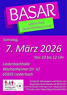 Frühjahrs Basar "rund ums Kind" des Treffpunkt Liederbach e.V.