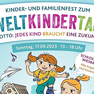 Weltkindertagsfest 2023: Ein Tag voller Spaß und Rechte auf dem Schlossplatz in Wiesbaden