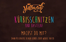 Kürbisschnitzen und Basteln
