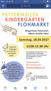 Petterweiler Kindergarten Flohmarkt