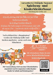 Spielzeug- und Kinderkleiderbasar Leidersbach