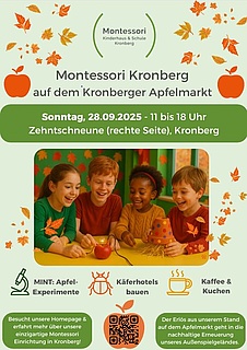 Montessori Kronberg auf dem Kronberger Apfelmarkt 2025