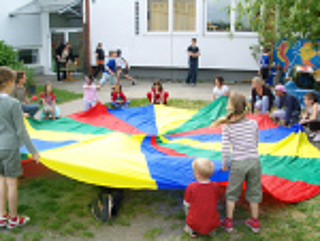 Spiel- und Sportfest im Luciuspark in Höchst