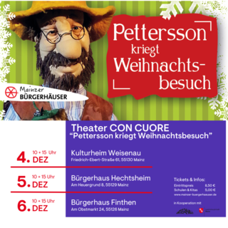 Petterson kriegt Weihnachtsbesuch - Theater con Cuore