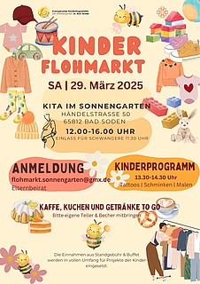 Kinder-Flohmarkt der ev. Kita im Sonnengarten