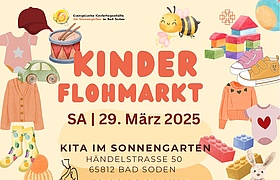 Kinder-Flohmarkt der ev. Kita im Sonnengarten