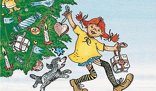 Pippi plündert den Weihnachstbaum