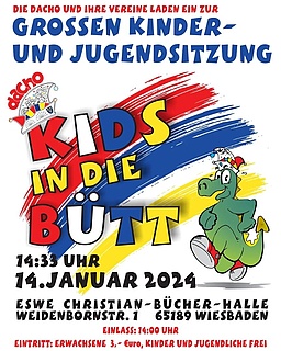 Grosse Kinder- und Jugendsitzung "Kids in die Bütt"