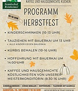 Herbstfest und Einweihung Spielecke