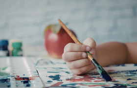 Begleitetes Malen ab 3 Jahren