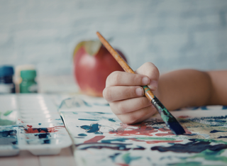 Begleitetes Malen ab 3 Jahren