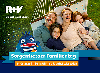 Grosser R+V Sorgenfresser Familientag