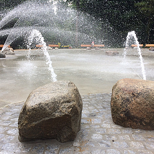 Wasserspielplatz im Scheerwald wieder geöffnet