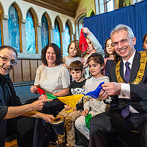 Spaß beim Kinder-Neujahrsempfang