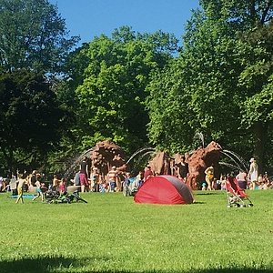 Saisonbeginn auf den Frankfurter Wasserspielplätzen