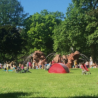 Saisonbeginn auf den Frankfurter Wasserspielplätzen