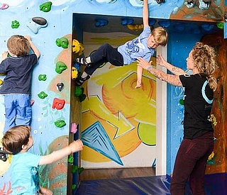 Familienworkshop in der Boulderwelt