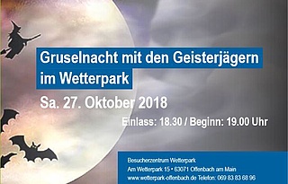 Gruselnacht im Wetterpark Offenbach