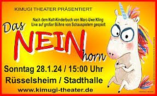 Kindertheater "Das NEINhorn" auf großer Bühne